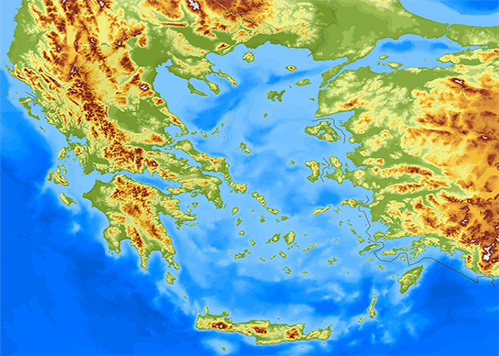Ο χάρτης της Ελλάδας