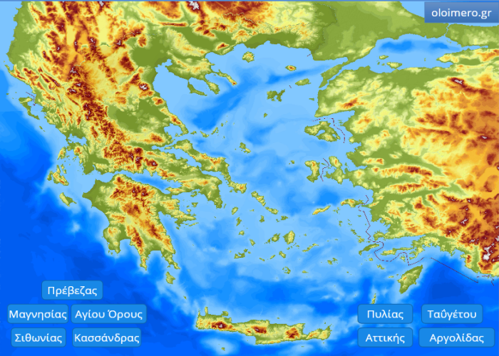 Οι ακτές της Ελλάδας